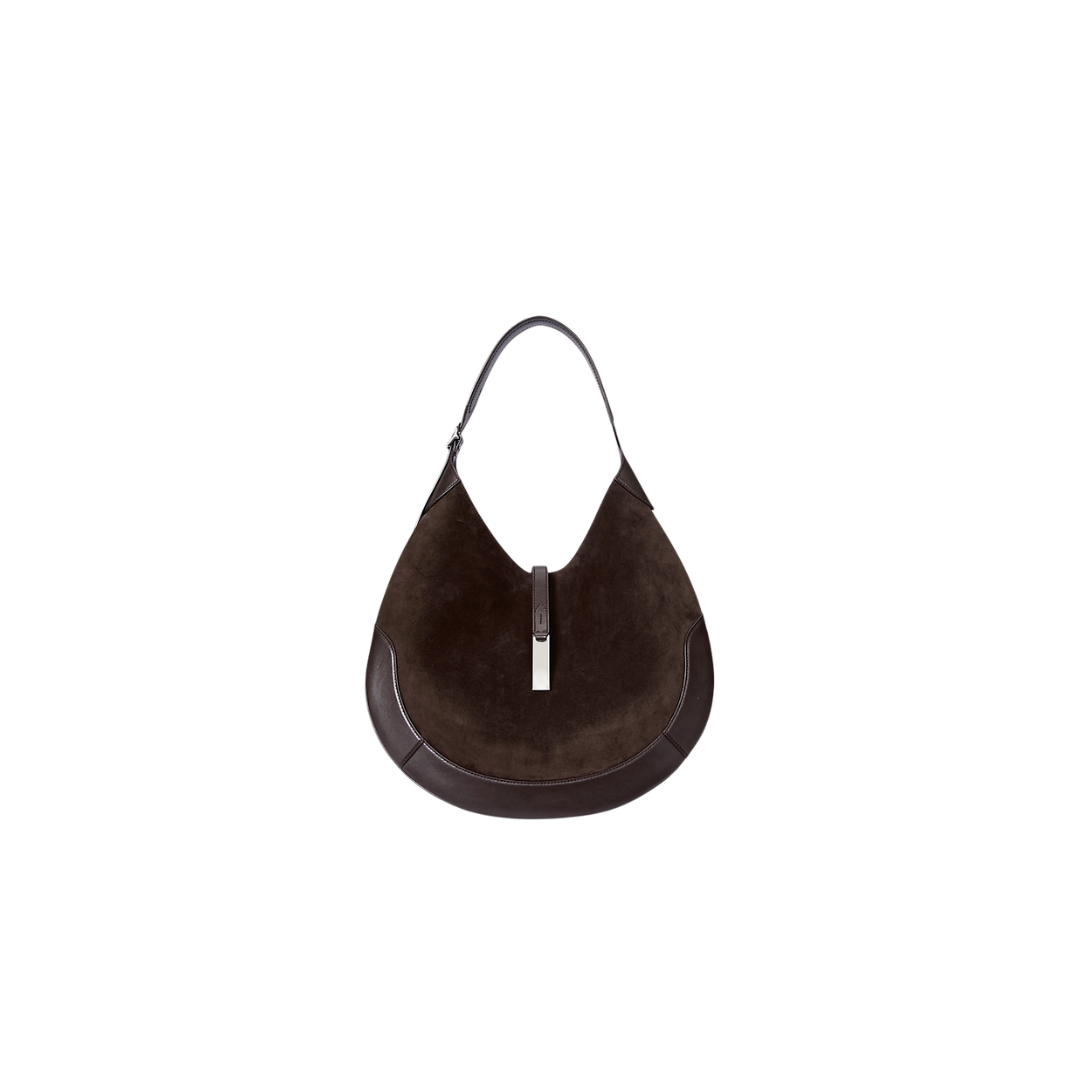 R&L ID Suede Large Shoulder Bag