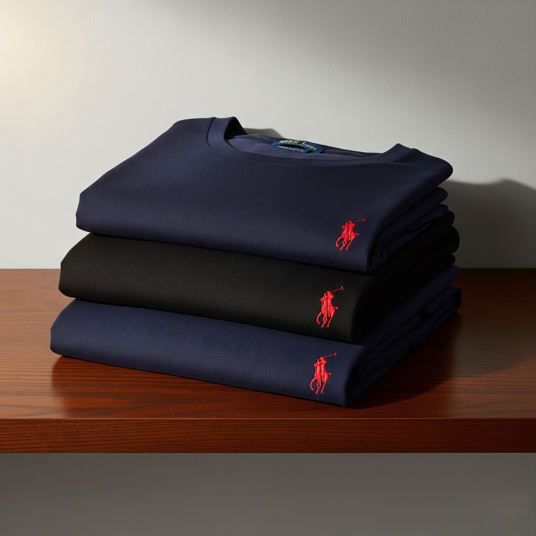 Limited Edition: 3-Pack R&L Basic T-Shirts