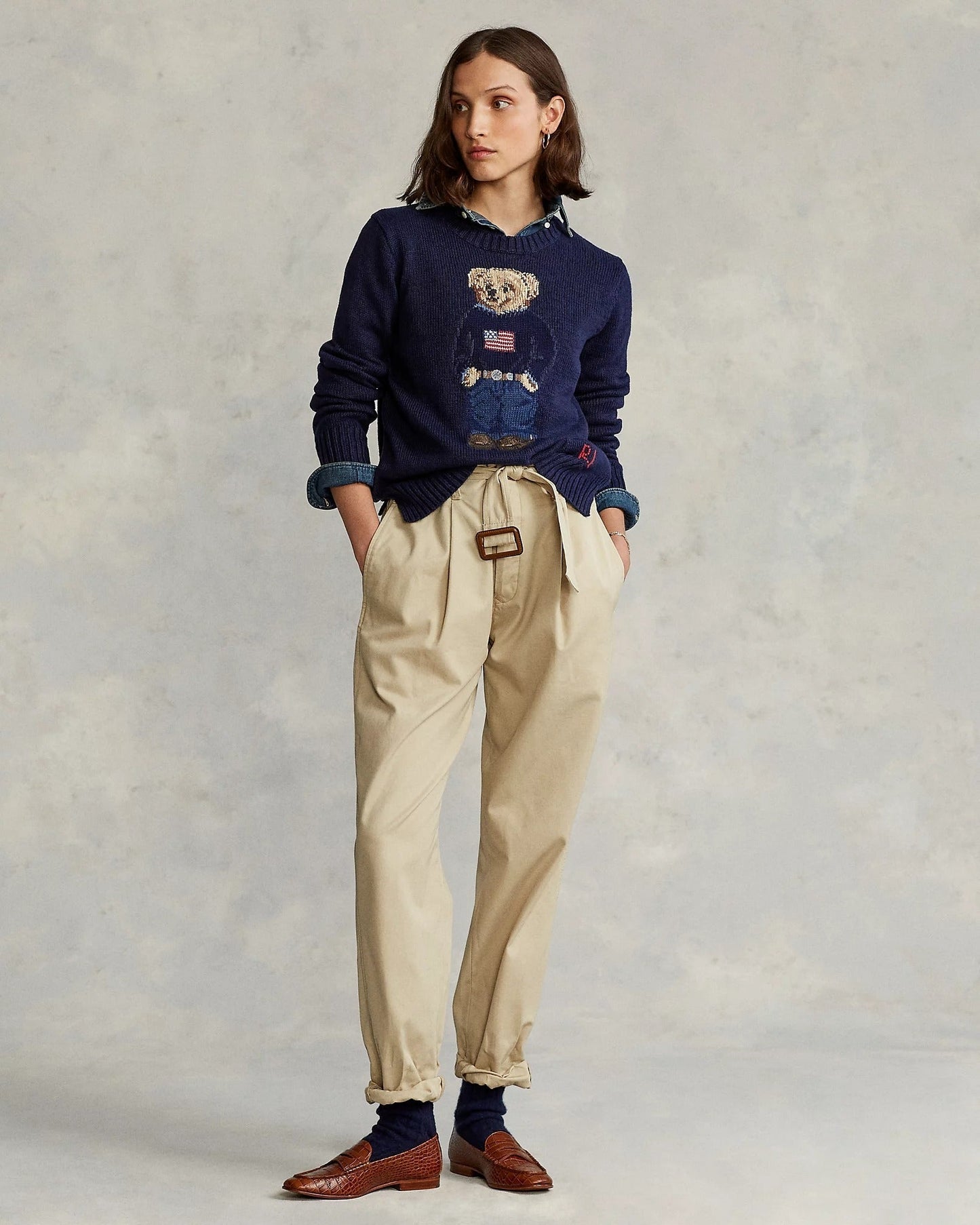 R&L Sweater | Linen Crew Neck