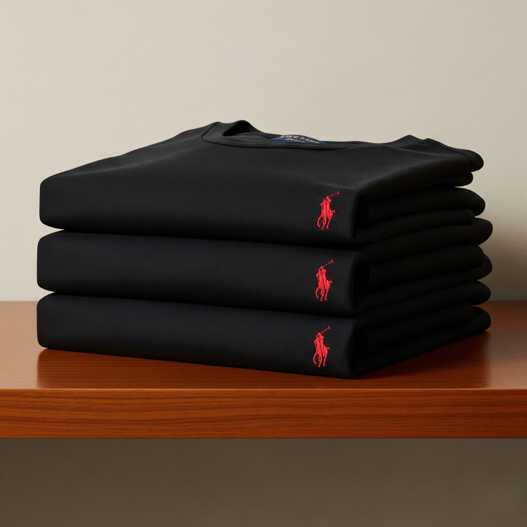 Limited Edition: 3-Pack R&L Basic T-Shirts