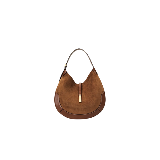 R&L ID Suede Large Shoulder Bag
