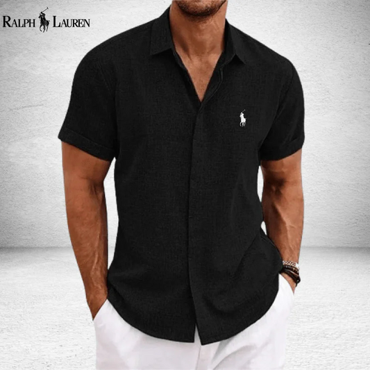 R&L | Men's Classic Linen and Cotton Shirt