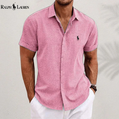 R&L | Men's Classic Linen and Cotton Shirt