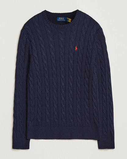 RL Cable-Knit Cotton Sweater
