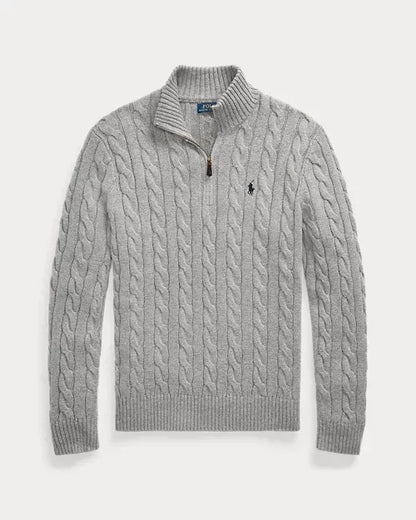 RL® Cable-Knit Half-Zip Sweater