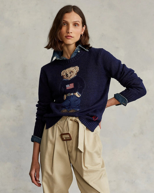 R&L Sweater | Linen Crew Neck